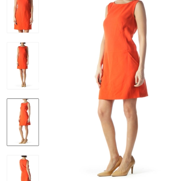 LOFT Dresses & Skirts - The LOFT - Burnt orange casual work dress